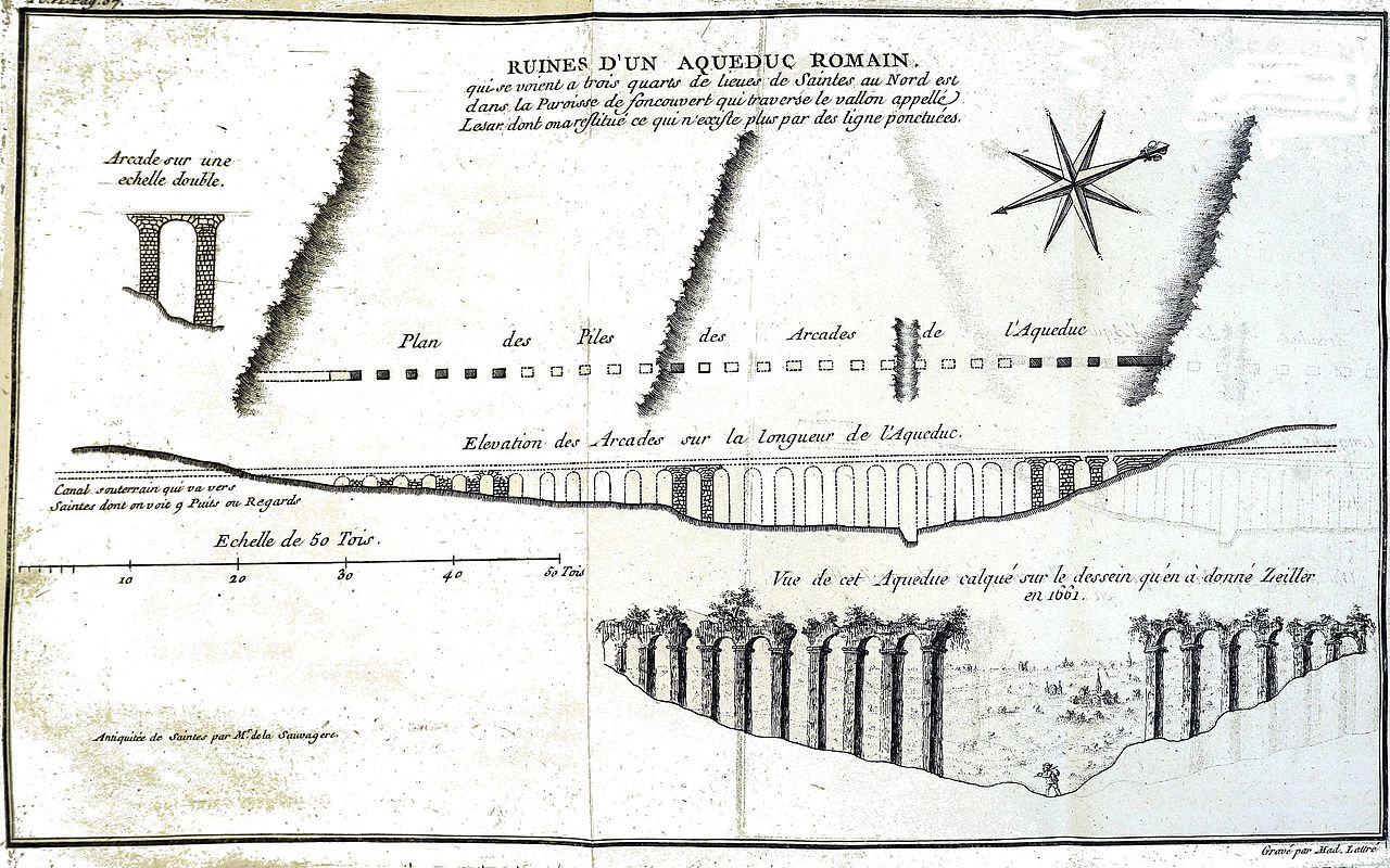 Aqueduc gallo-romain de Saintes à Fontcouverte